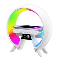 Розумний нічник-колонка G-Smart XM-X63 з RGB-підсвіткою, Bluetooth та бездротовою зарядкою (24)