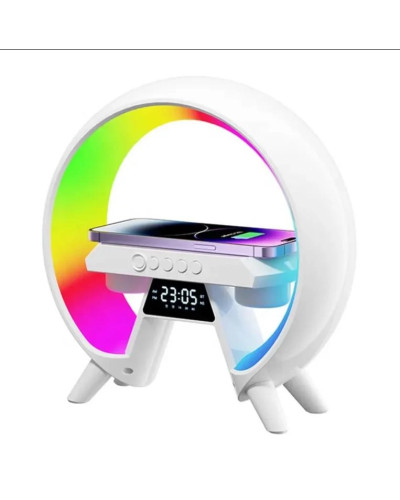 Умный ночник-колонка G-Smart XM-X63 с RGB-подсветкой, Bluetooth и беспроводной зарядкой (24)