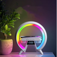 Розумний нічник-колонка G-Smart XM-X63 з RGB-підсвіткою, Bluetooth та бездротовою зарядкою (24)
