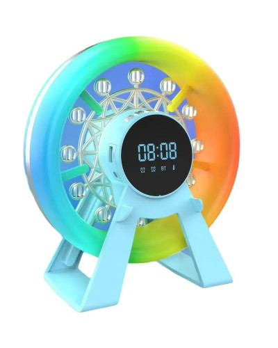 Ночник-колонка L-38A «Карусель» с часами, RGB-подсветкой и Bluetooth (30)