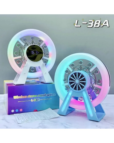 Ночник-колонка L-38A «Карусель» с часами, RGB-подсветкой и Bluetooth (30)