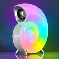 Розумний міні-нічник Conch N63 з RGB-підсвіткою, Bluetooth-колонкою, годинником та керуванням через APP, 6 Вт (40)