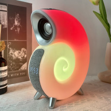 Умный мини-ночник Conch N63 с RGB-подсветкой, Bluetooth-колонкой, часами и управлением через APP, 6 Вт (40)