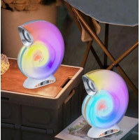 Нічник-колонка Little Sea Shell L39 у формі равлика з RGB-підсвіткою, Bluetooth та годинником (20)