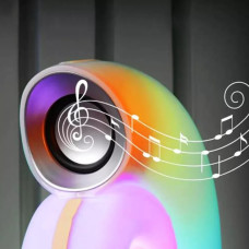 Ночник-колонка Little Sea Shell L39 в форме улитки с RGB-подсветкой, Bluetooth и часами (20)