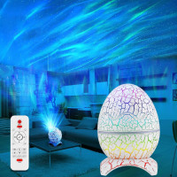 Звёздный проектор-ночник «Северное сияние» в форме яйца, Galaxy Light с RGB-подсветкой и пультом ДУ (24)