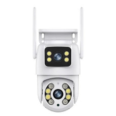 Вулична поворотна Wi-Fi IP-камера відеоспостереження з двома об’єктивами PTZ-DW4, IP66 (30)