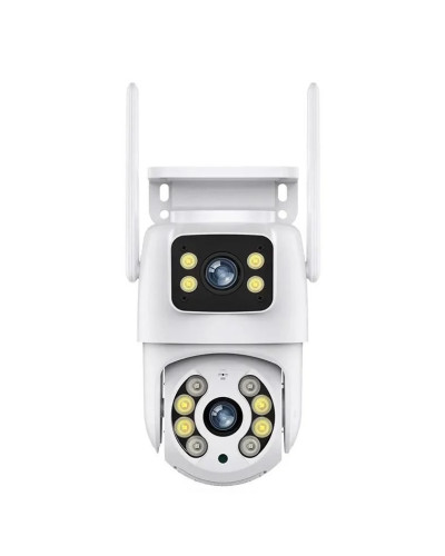 Уличная поворотная Wi-Fi IP-камера видеонаблюдения с двумя объективами PTZ-DW4, IP66 (30)