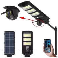 Вуличний сонячний LED-прожектор 2-в-1 з 4G-камерою відеоспостереження, 4 Мп, автономне живлення (5)