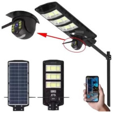 Вуличний сонячний LED-прожектор 2-в-1 з 4G-камерою відеоспостереження, 4 Мп, автономне живлення (5)