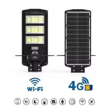 Вуличний сонячний LED-прожектор 2-в-1 з 4G-камерою відеоспостереження, 4 Мп, автономне живлення (5)