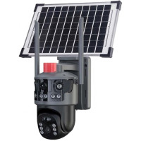 Вулична 4G IP-камера JE-189 12MP з поворотом 360° та сонячною панеллю (V380 Pro) (12)