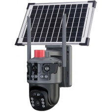 Уличная 4G IP-камера JE-189 12MP с поворотом 360° и солнечной панелью (V380 Pro) (12)