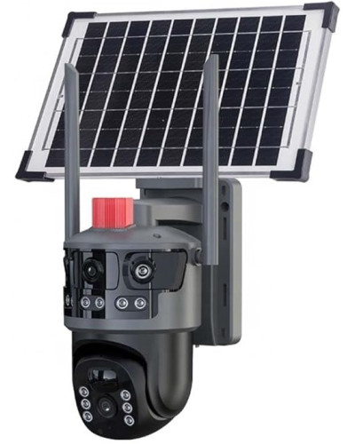 Уличная 4G IP-камера JE-189 12MP с поворотом 360° и солнечной панелью (V380 Pro) (12)