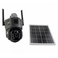 Вулична 4G IP-камера JE-189 12MP з поворотом 360° та сонячною панеллю (V380 Pro) (12)