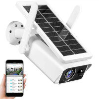 Вулична Wi-Fi камера відеоспостереження з сонячною панеллю ABQ-Q1 Full HD (20)