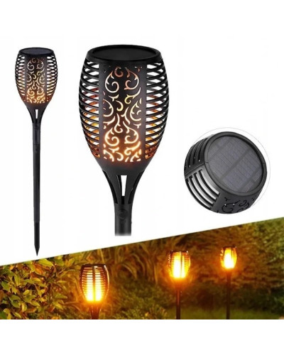 Садовый уличный LED-светильник на солнечной батарее «Факел Mini» 32 см (144)