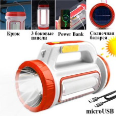 Кемпинговый многофункциональный LED-фонарь TJ-5158 с основным и боковым COB-светом (60)