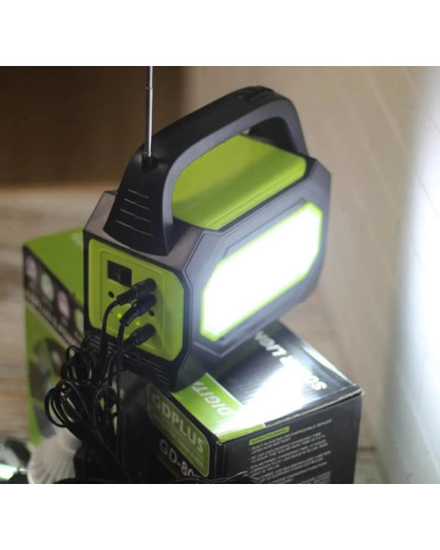 Портативна сонячна електростанція GDPlus GD-8073 з LED-лампами та Bluetooth (12)