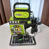 Портативна сонячна електростанція GDPlus GD-8073 з LED-лампами та Bluetooth (12)