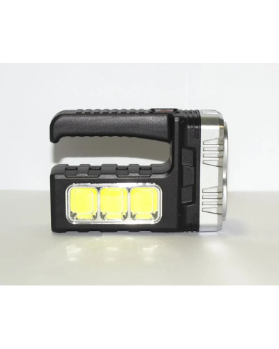 Многофункциональный ручной LED фонарь с USB-зарядкой HM-7701-B (90)