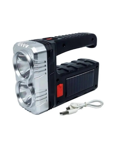 Многофункциональный ручной LED фонарь с USB-зарядкой HM-7701-B (90)