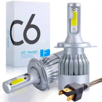 Светодиодные автомобильные LED лампы C6 H4 36W 6000K для фар (50)