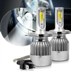 Светодиодные автомобильные LED лампы C6 H4 36W 6000K для фар (50)