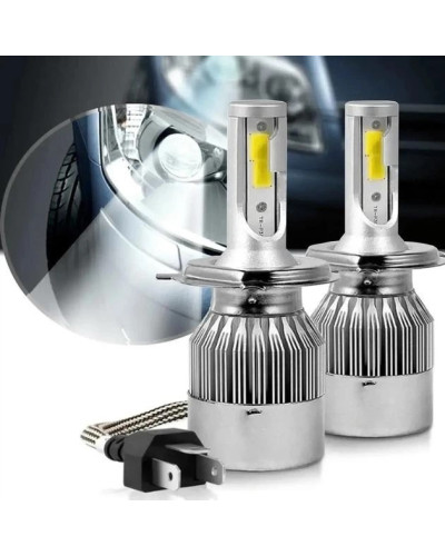 Светодиодные автомобильные LED лампы C6 H4 36W 6000K для фар (50)