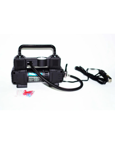 Автомобильный компрессор 12V с манометром Air Pump SCK619 XL-1025