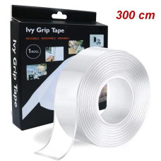 Прозрачная многоразовая крепёжная лента Ivy Grip Tape 3 м LY-1209 (200)