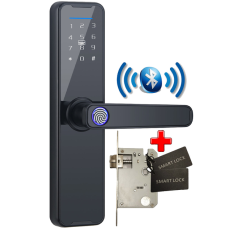 Комбинированный дверной замок SMART TUYA (сенсор + код), модель 5323 (10)