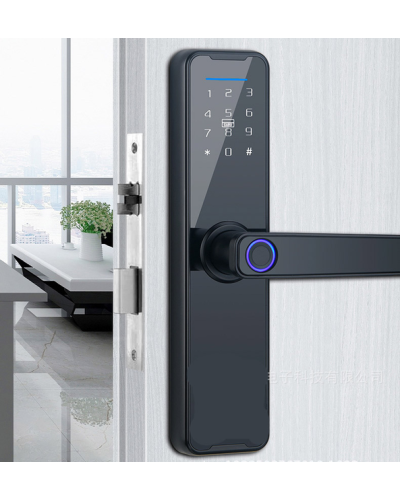 Комбинированный дверной замок SMART TUYA (сенсор + код), модель 5323 (10)