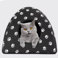 Мягкий домик для собак и кошек Pet Hut White, большой, 35×40 см (30)