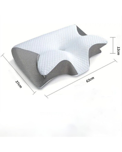 Подушка PILLOW-04 "Бабочка" для комфорта и здорового сна, 60×40×17 см (50)