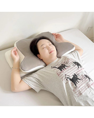 Подушка PILLOW-04 "Бабочка" для комфорта и здорового сна, 60×40×17 см (50)