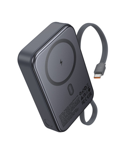 Power Bank Hoco Q44A Original Dual PD45W с магнитной зарядкой, емкость 20000 mAh, серый цвет