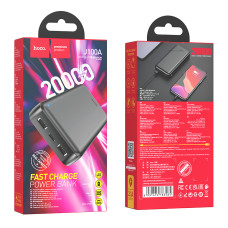 Power Bank Hoco J100A High-ranking, универсальная батарея высокой емкости 20000 mAh