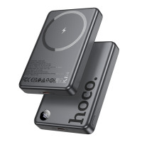 Power Bank Hoco Q34 Clever с быстрой зарядкой PD20W, магнитной площадкой и цифровым дисплеем, 10000 mAh