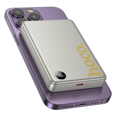 Power Bank Hoco Q34 Clever с быстрой зарядкой PD20W, магнитной площадкой и цифровым дисплеем, 10000 mAh