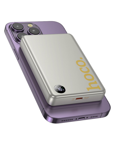 Power Bank Hoco Q34 Clever с быстрой зарядкой PD20W, магнитной площадкой и цифровым дисплеем, 10000 mAh