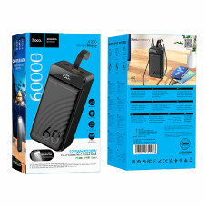 Power Bank Hoco J123C Element с быстрой зарядкой 22.5W и PD20W, цифровой дисплей, 60000 mAh