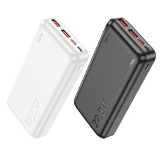 Power Bank Hoco J101A Astute 20000 mAh с поддержкой быстрой зарядки 22.5W, полностью совместимый