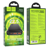 Power Bank Hoco J101A Astute 20000 mAh з підтримкою швидкого заряджання 22.5W, повністю сумісний