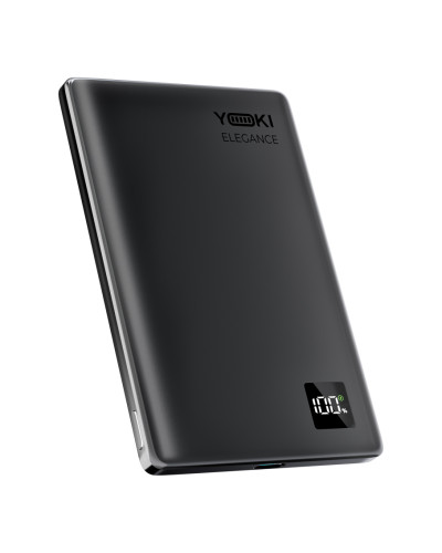 Power Bank Yoki Elegance с магнитной площадкой и выходной мощностью 15W, емкость 5000 mAh