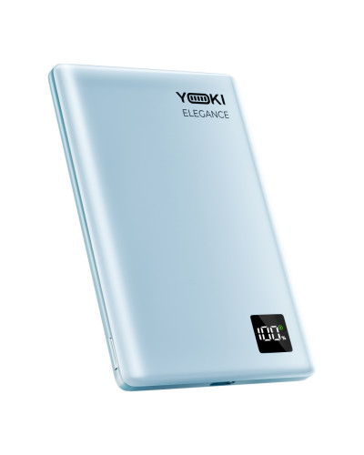 Power Bank Yoki Elegance с магнитной площадкой и выходной мощностью 15W, емкость 5000 mAh