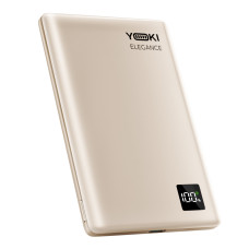 Power Bank Yoki Elegance с магнитной площадкой и выходной мощностью 15W, емкость 5000 mAh
