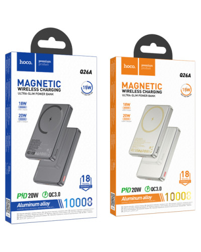 Універсальний Power Bank Hoco Q26A 10000mAh з швидкою зарядкою PD 20W