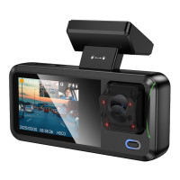 Hoco DV15 3-кам. Dash Cam, 2″, HD 720P, Wi-Fi + App