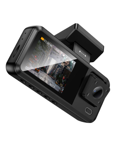 Hoco DV15 3-кам. Dash Cam, 2″, HD 720P, Wi-Fi + App